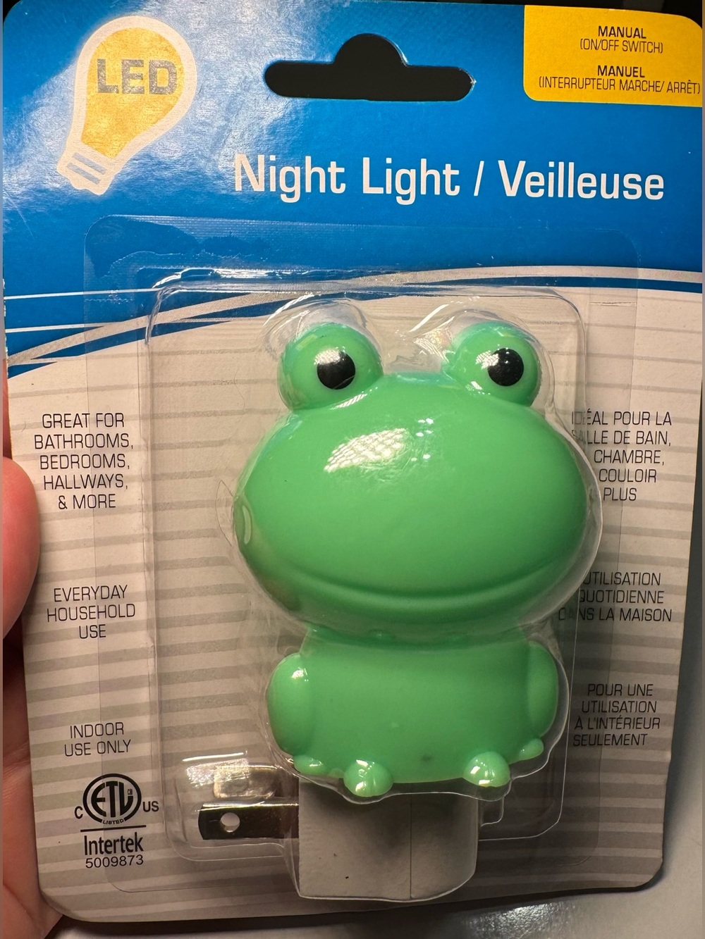 Green Frog Night Light